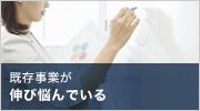 既存事業が伸び悩んでいる